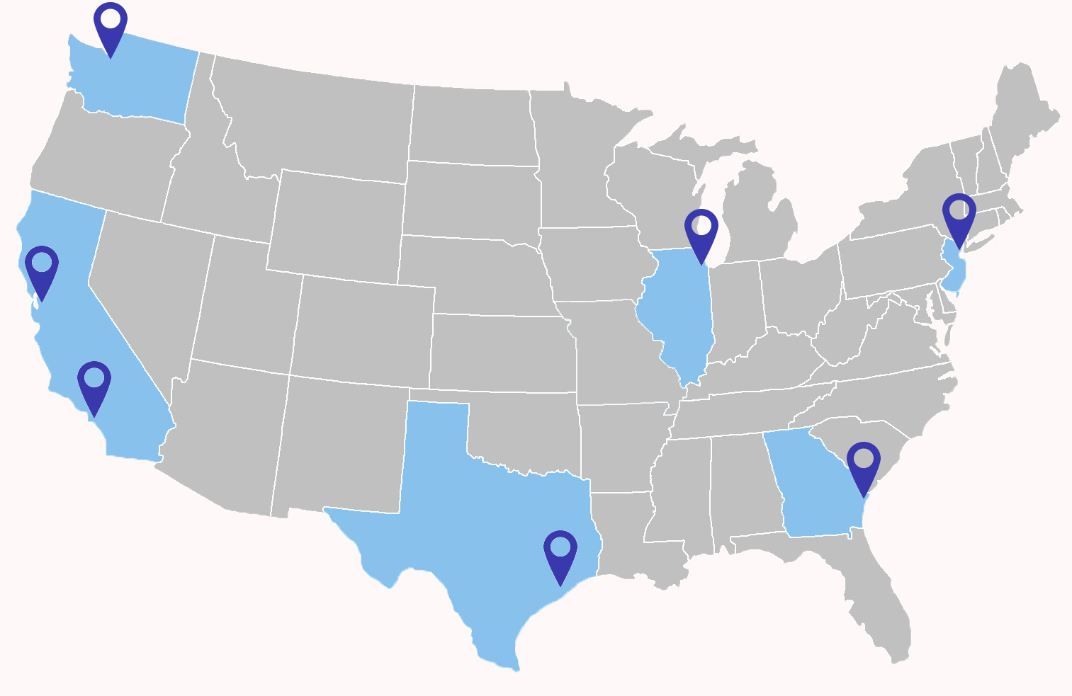 Warehouse Locations in US